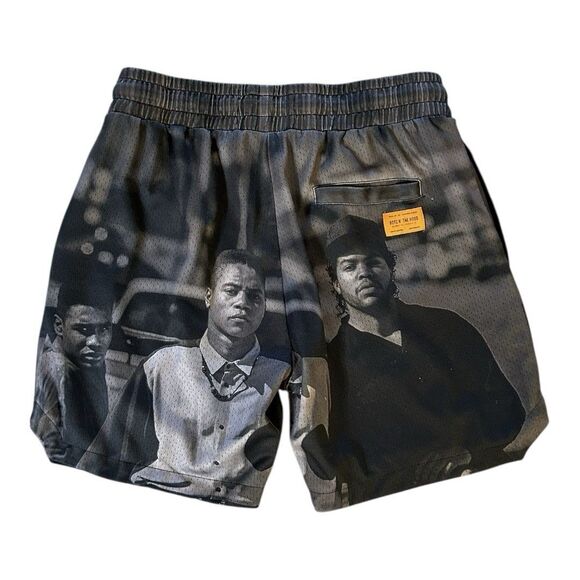 Boyz N The Hood Shorts Size XL Mesh Ice Cube Cuba Gooding All Over Shoe Palace - Picture 5 of 7